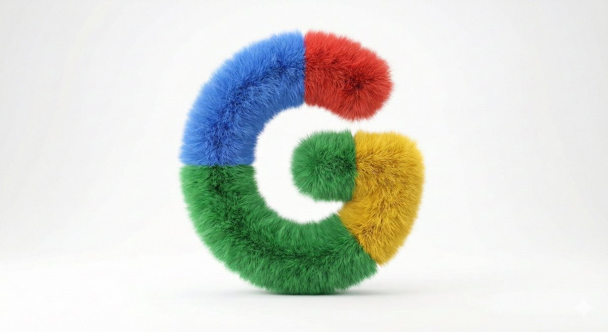 Fluffy Fur 3D Logo Render