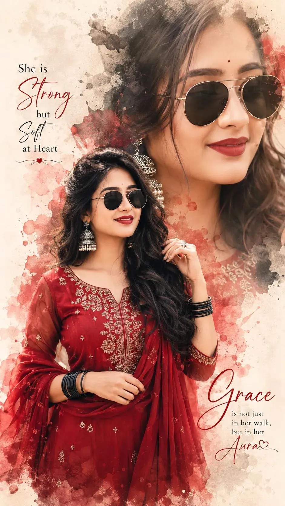 Indian Woman Fashion Portrait