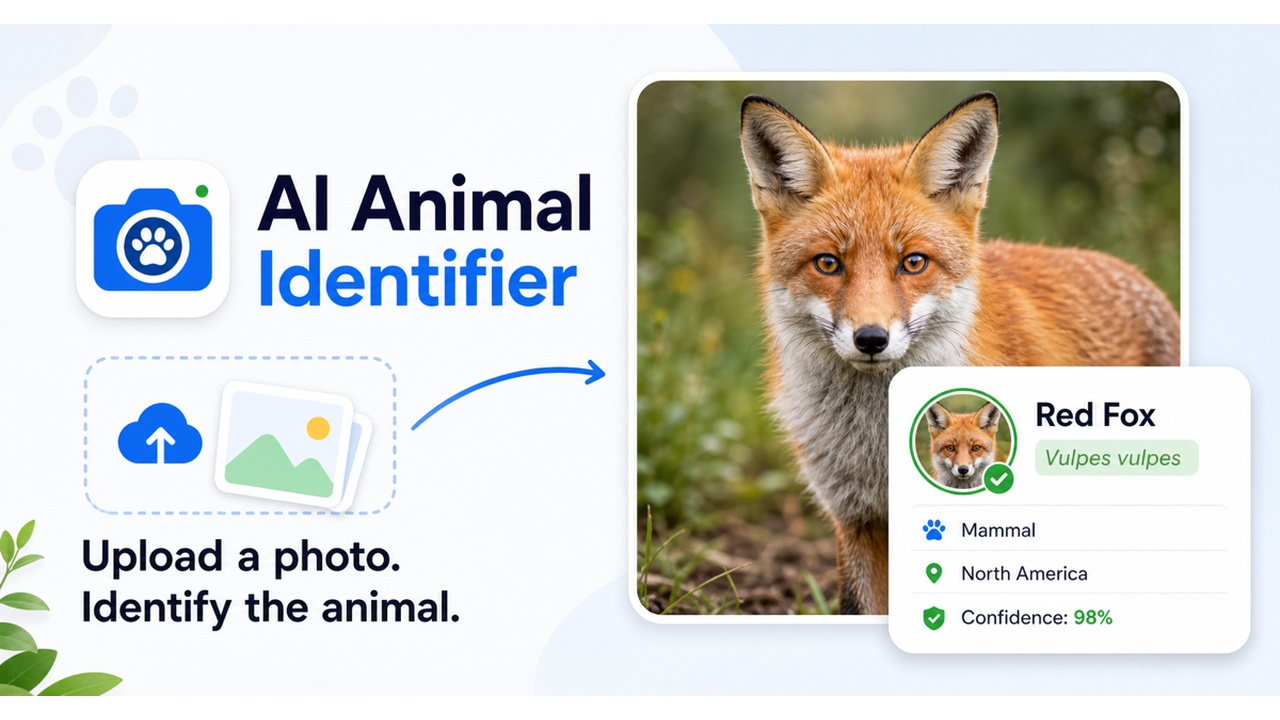 AI Animal Identifier product screenshot