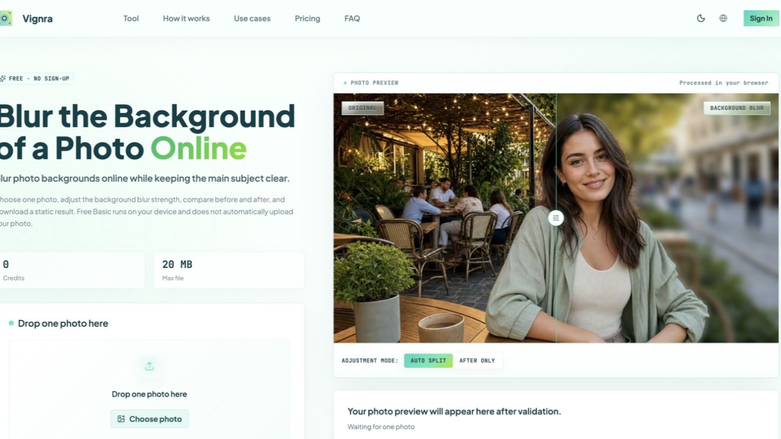Blur Background product screenshot