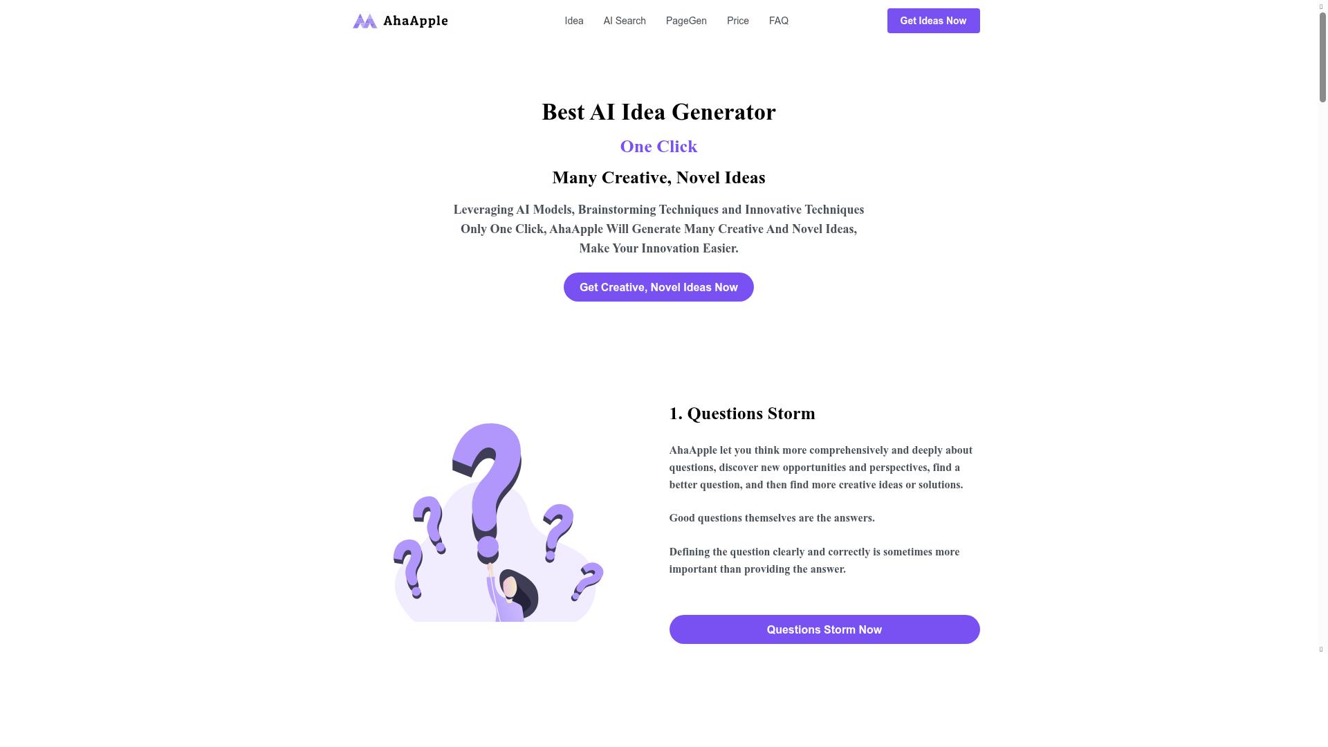 AhaApple product screenshot