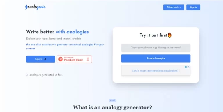 Analogenie