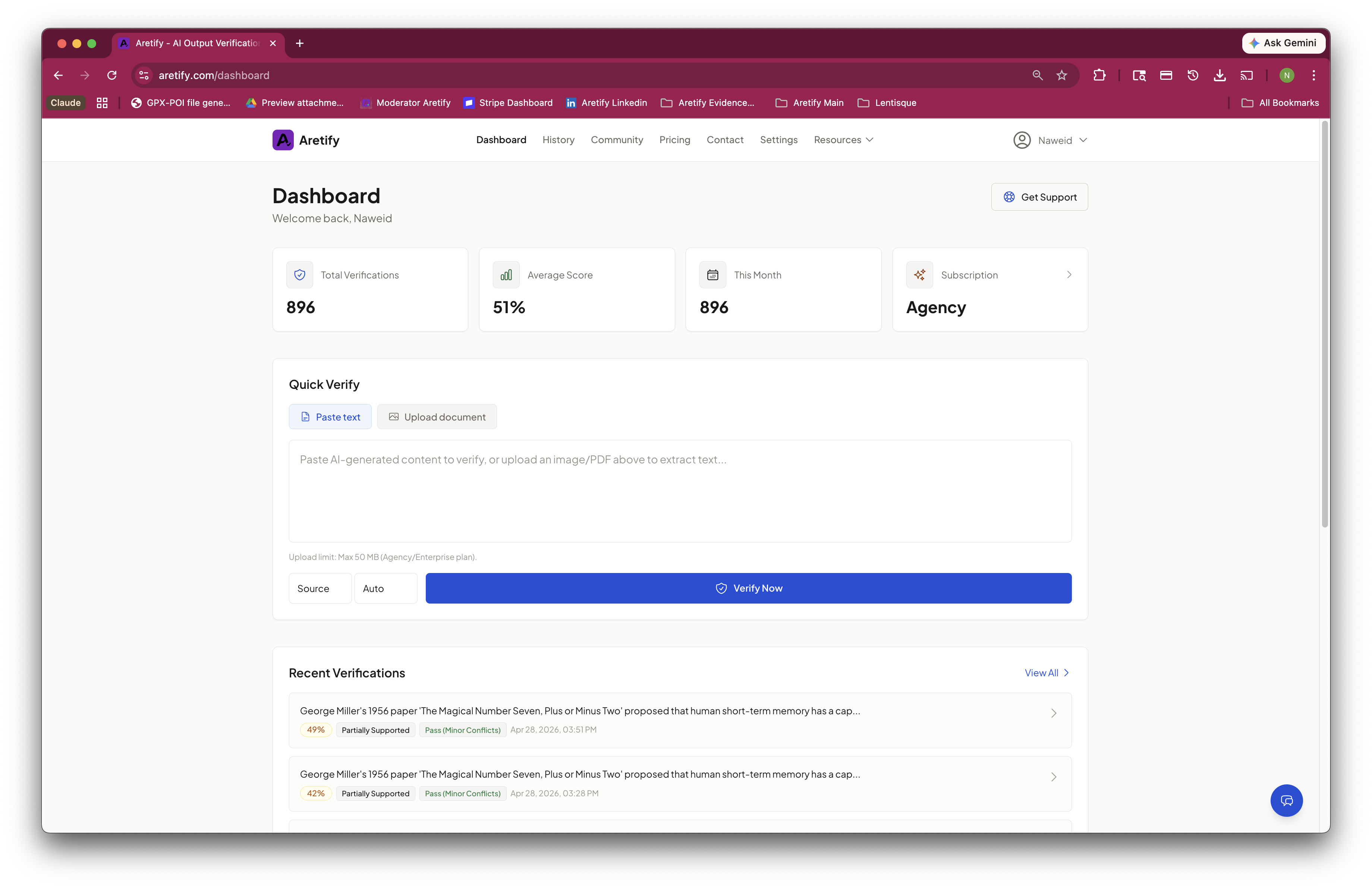 Aretify product screenshot