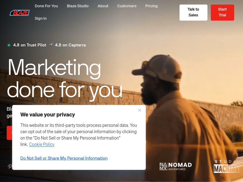 Blaze product screenshot