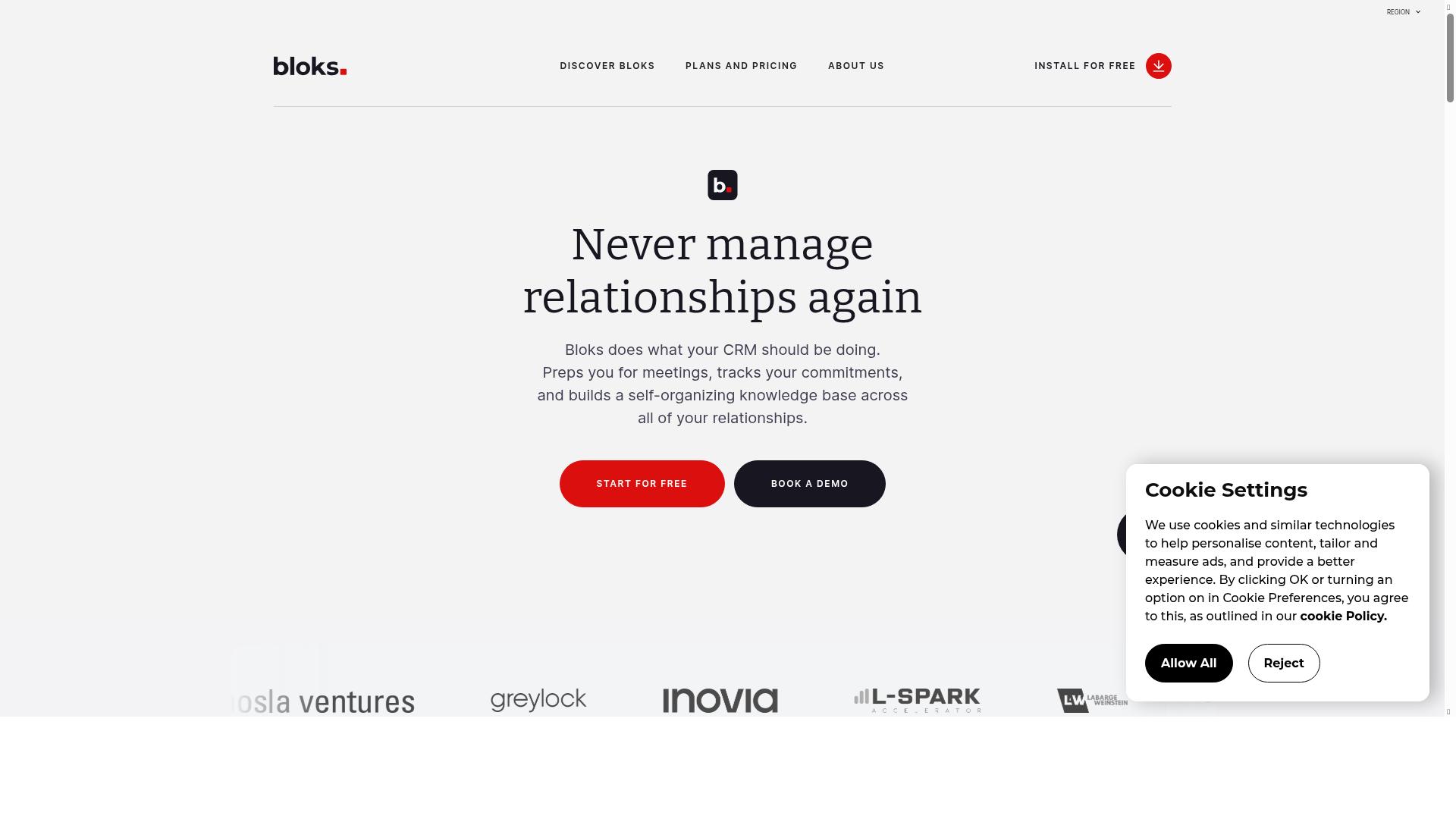 Bloks product screenshot