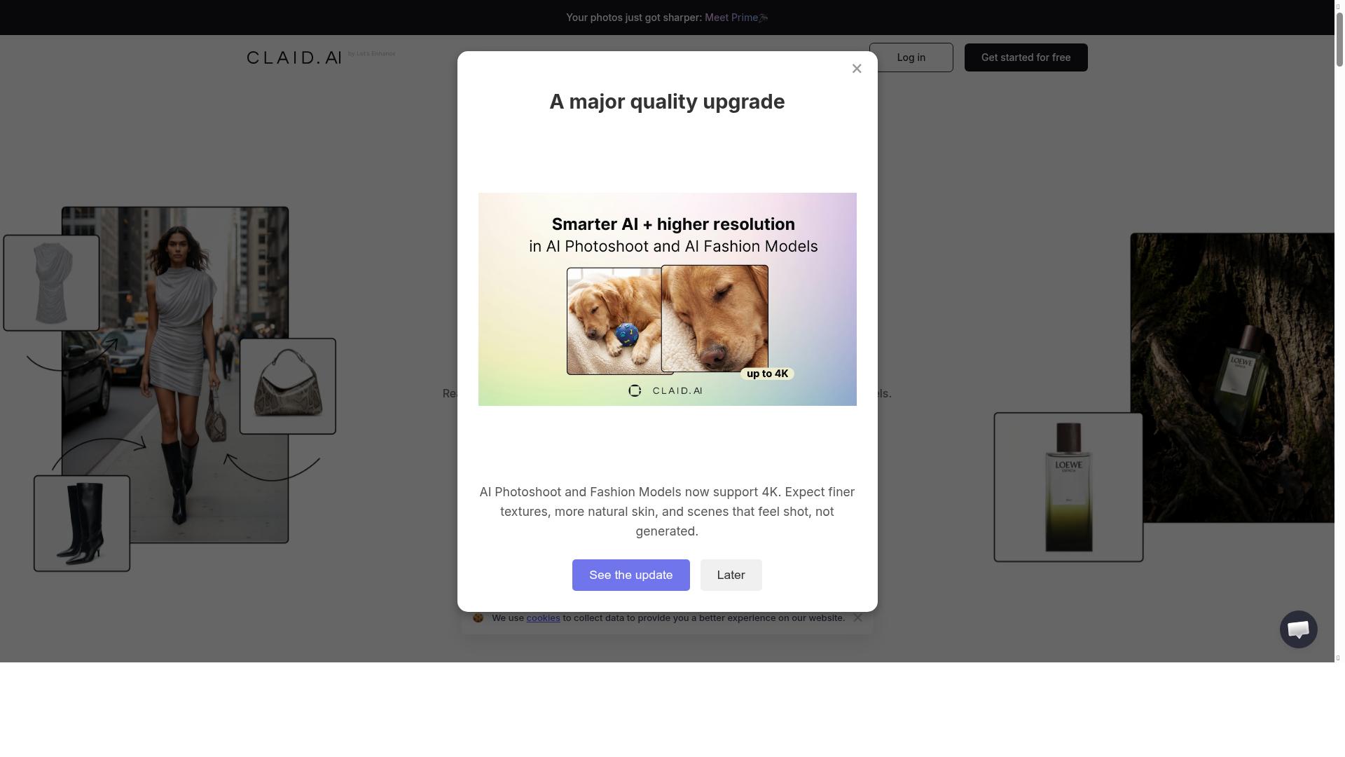 Claid product screenshot