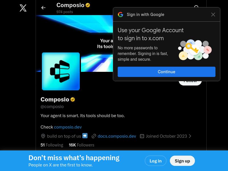 Composio product screenshot