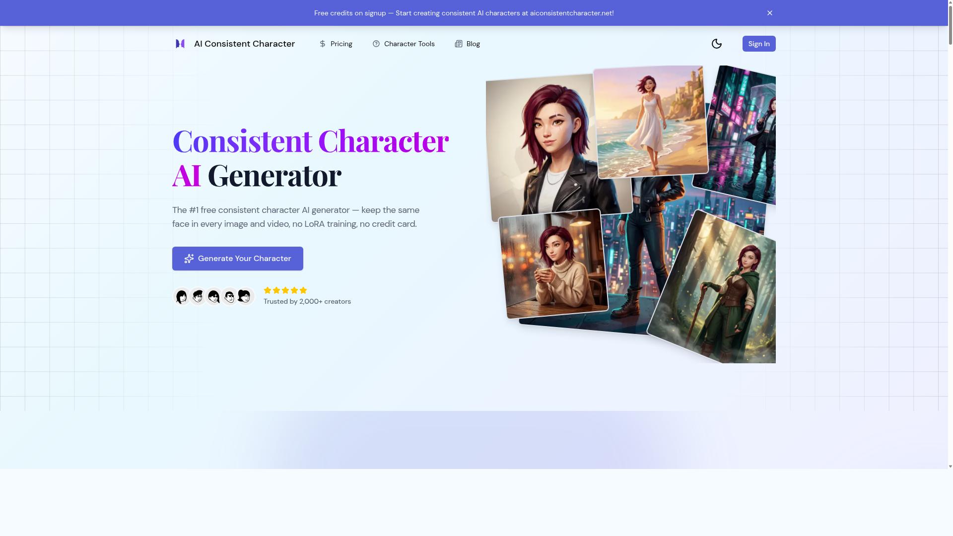 Consistent Character AI