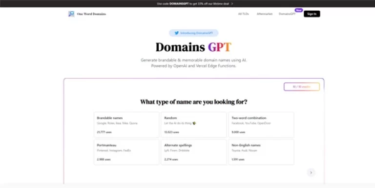 DomainsGPT