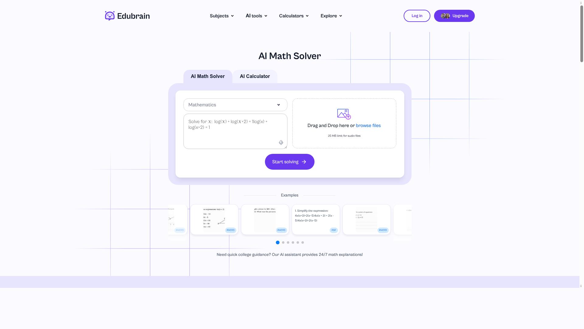 EduBrain Math Solver