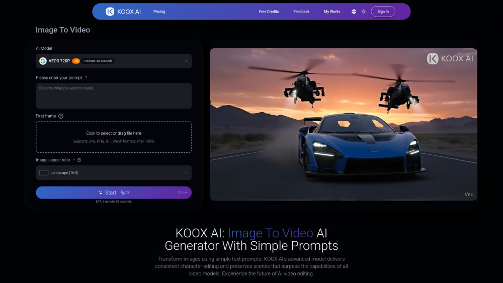 KOOX AI product screenshot