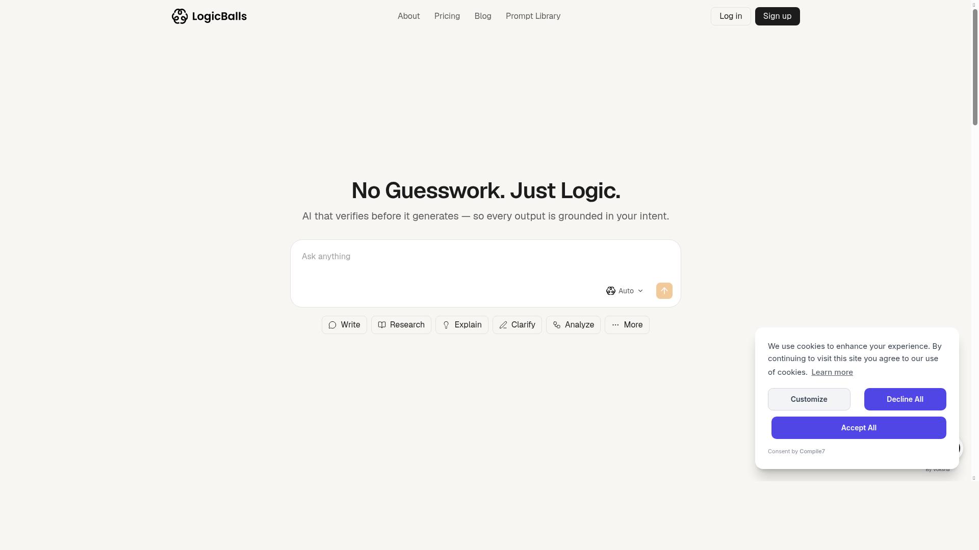Logicballs product screenshot