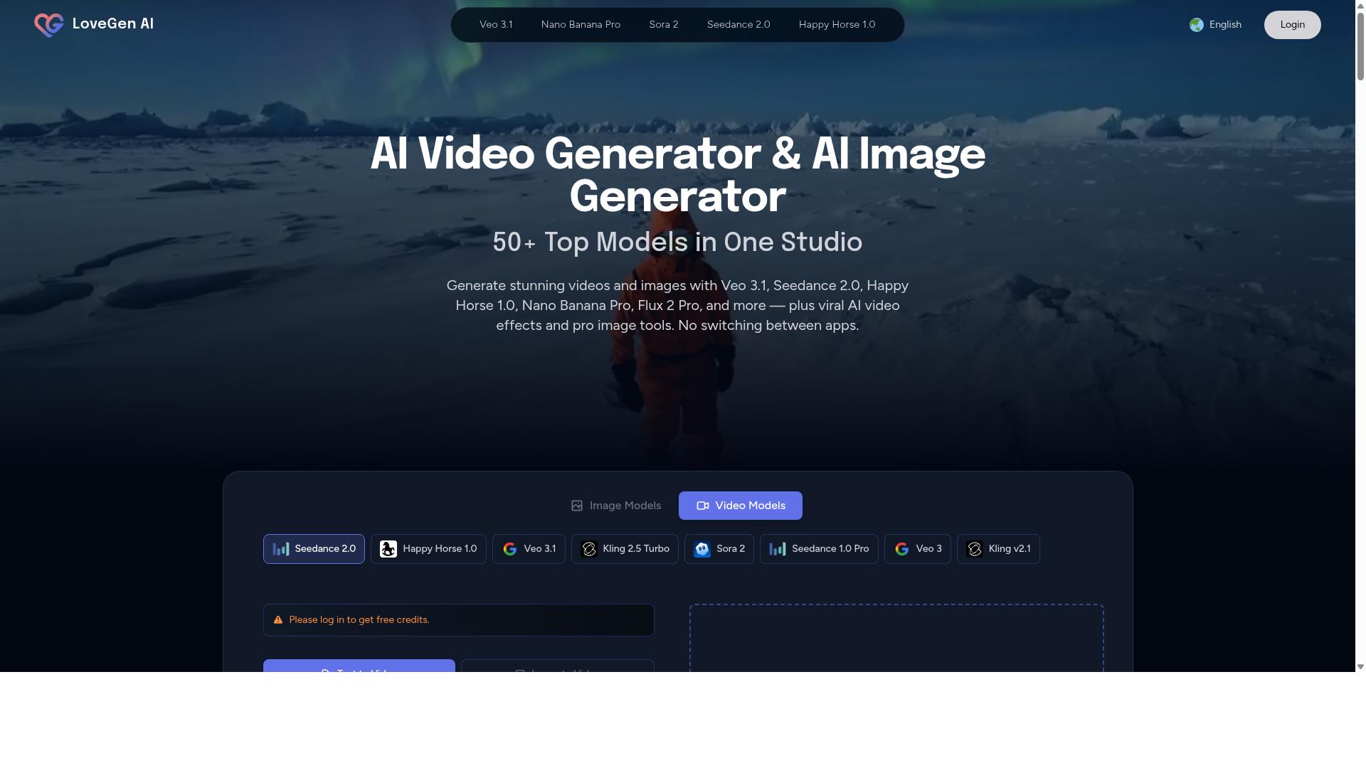 LoveGen AI product screenshot