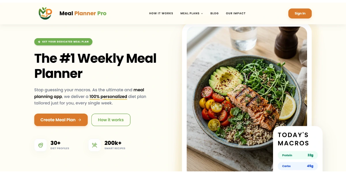 Meal Planner Pro