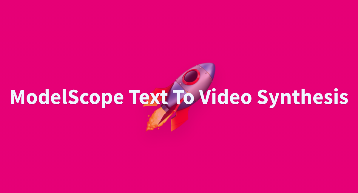 Modelscope Text To Video logo
