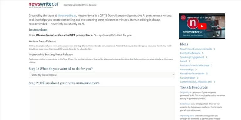 Newswriter AI