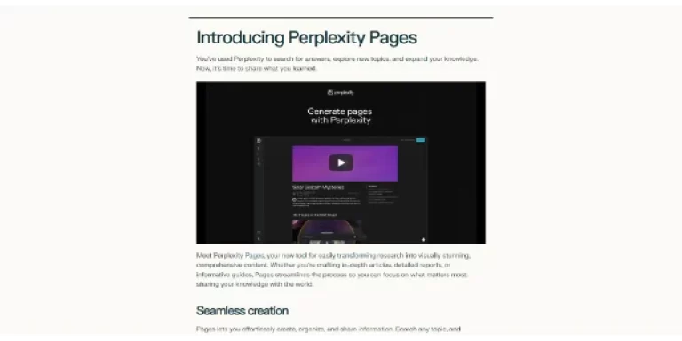 Pages by Perplexity
