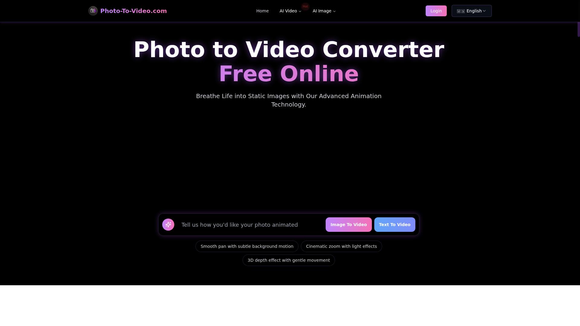 Photo to Video product screenshot