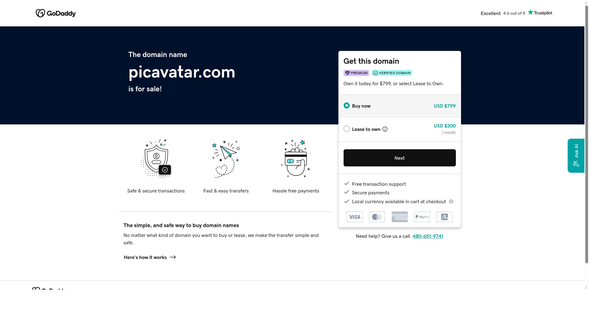 PicAvatar product screenshot