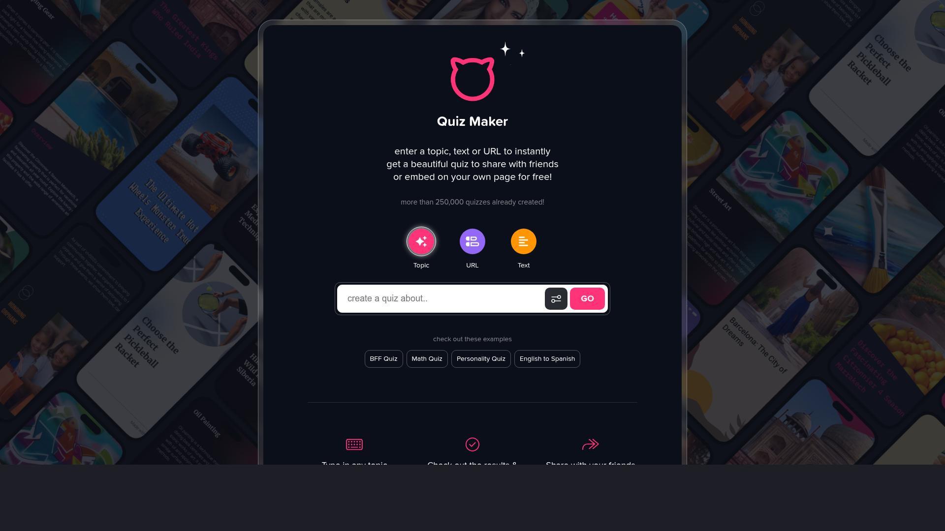 PIggy Quiz Maker product screenshot