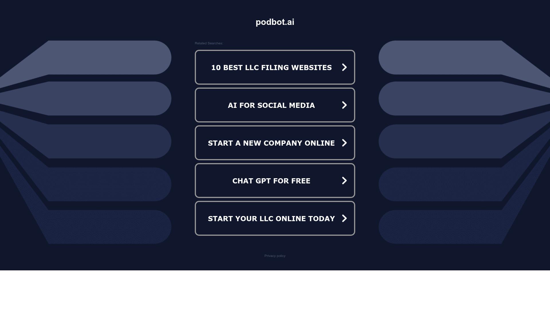 Podbot AI product screenshot