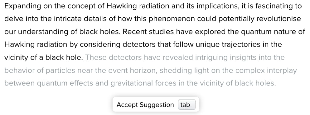 SciSpace AI Writer