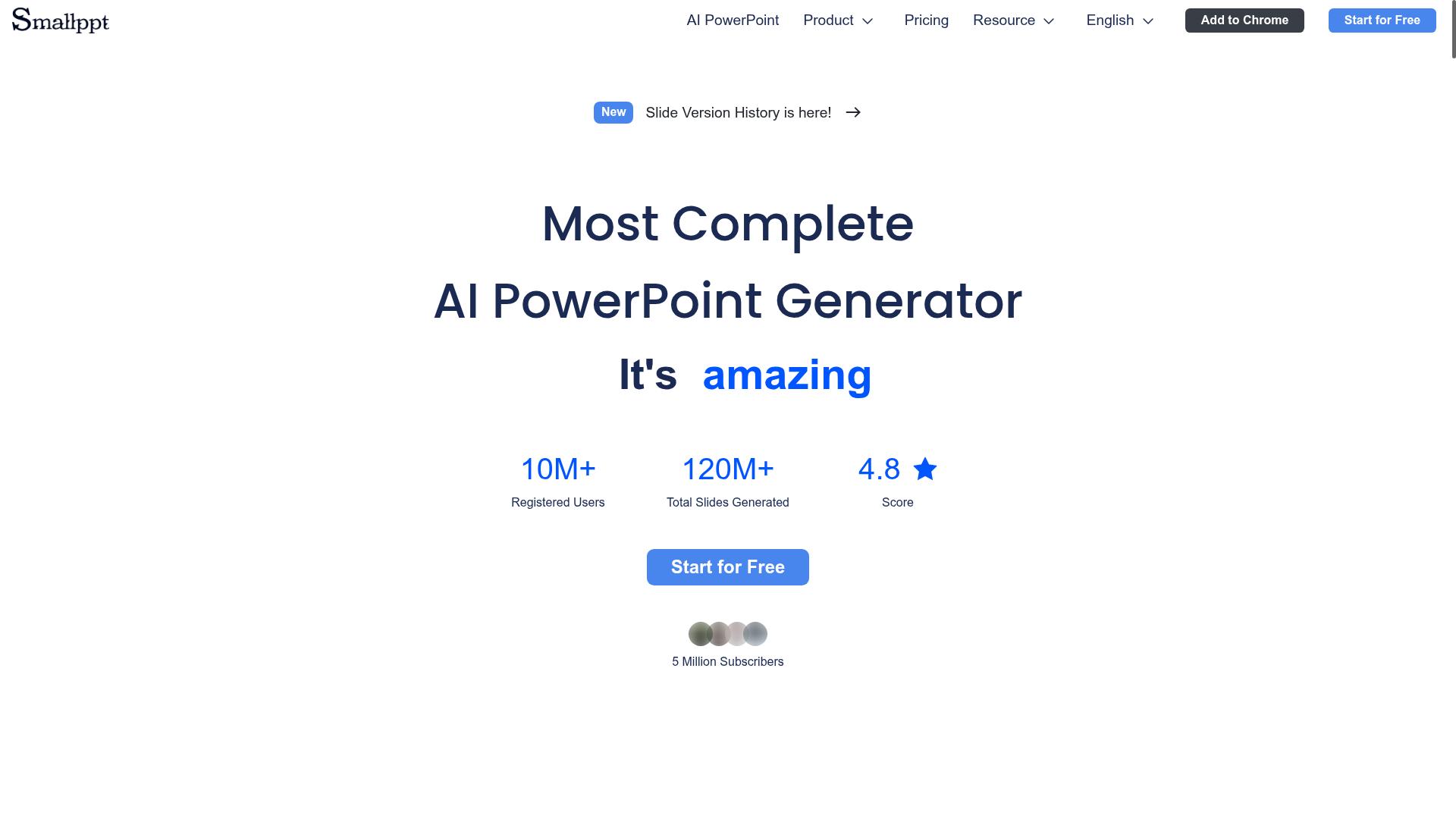 Smallppt product screenshot