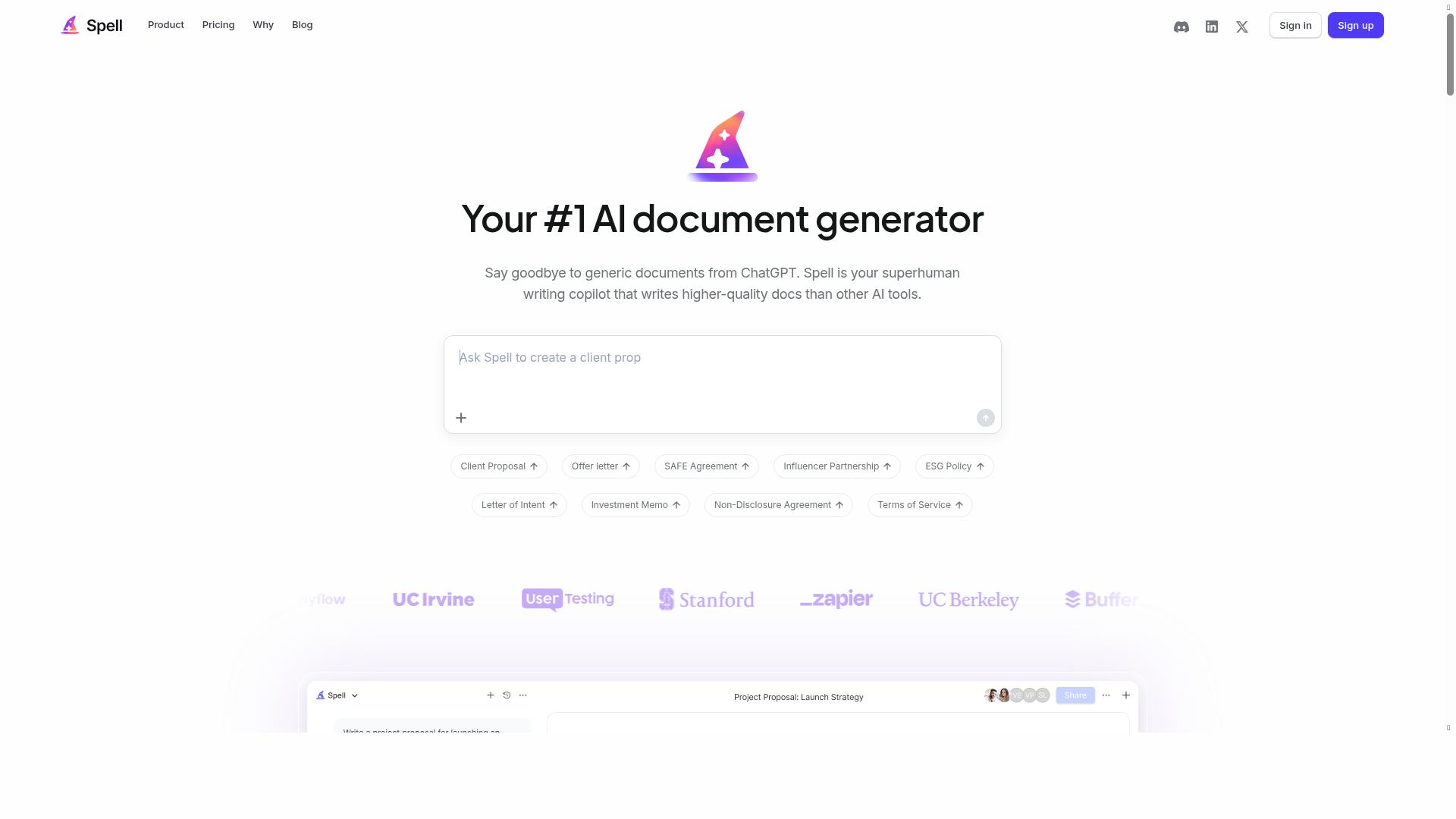 Spell product screenshot