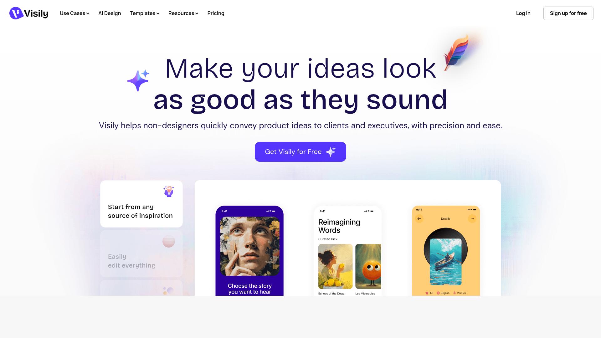 Visily product screenshot