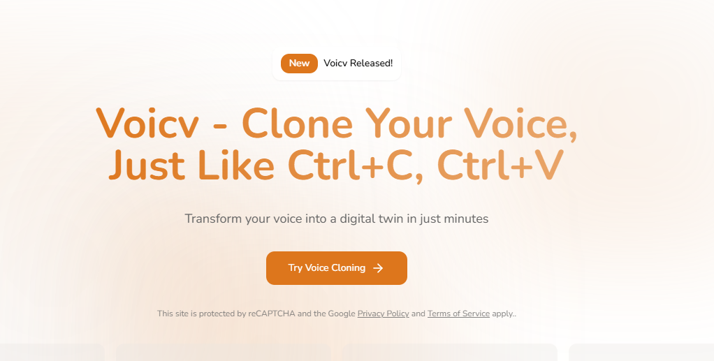 Voicv : Voice clone logo