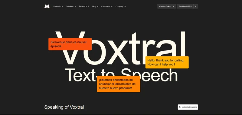 Voxtral TTS